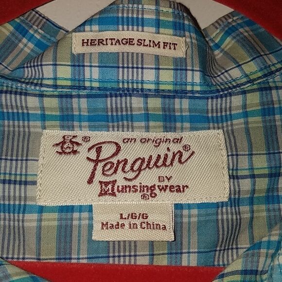 Penquin by Munsing wear button down Sz L NWOT - Picture 3 of 7
